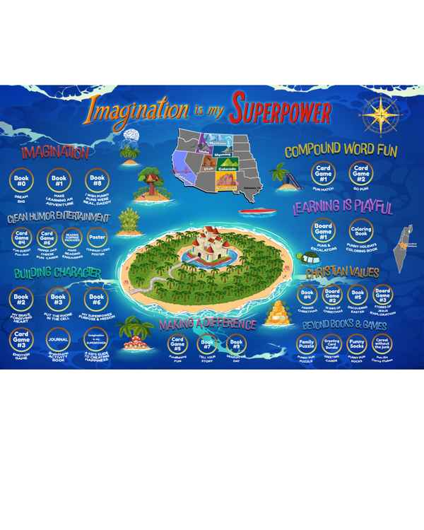 Adventure Map & Star Stickers