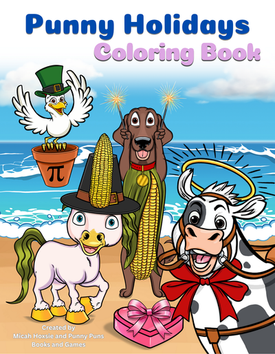 Punny Holidays Coloring Book